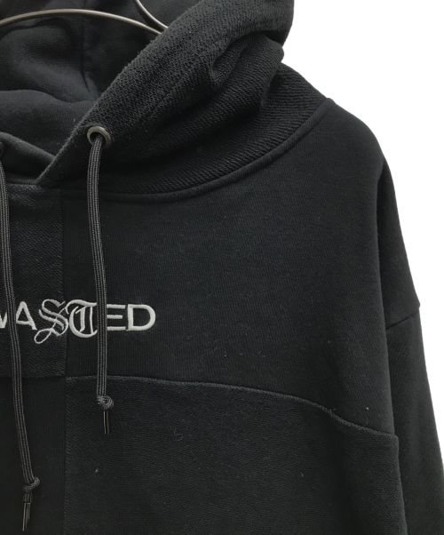 Wasted Paris（ウェイステッドパリス）WASTED paris (ウェイステッド) プルオーバーパーカー ブラック サイズ:Lの古着・服飾アイテム
