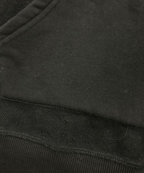 Wasted Paris（ウェイステッドパリス）WASTED paris (ウェイステッド) プルオーバーパーカー ブラック サイズ:Lの古着・服飾アイテム