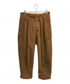 m's braqueエムズブラック）の古着「コーデュロイパンツ」｜ブラウン