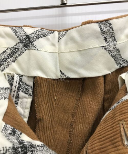 m's braque（エムズブラック）M'S BRAQUE (エムズブラック) コーデュロイパンツ ブラウン サイズ:不明（実寸サイズをご確認ください）の古着・服飾アイテム