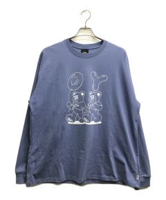 中古・古着通販】OPTSTUFF (オプトスタフ) DRAWSTRING BORDER T-SHIRT