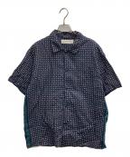 REMI RELIEFレミレリーフ）の古着「総柄シャツ」｜ネイビー