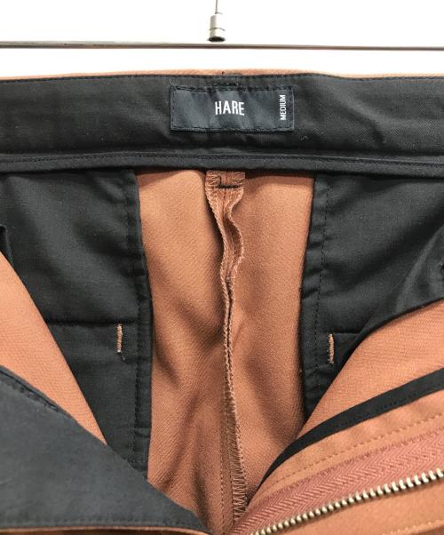 HARE（ハレ）HARE (ハレ) ツイルフレアパンツ ブラウン サイズ:Mの古着・服飾アイテム