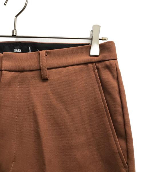 HARE（ハレ）HARE (ハレ) ツイルフレアパンツ ブラウン サイズ:Mの古着・服飾アイテム