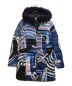 Emilio Pucci（エミリオ プッチ）の古着「総柄ダウンコート」｜マルチカラー