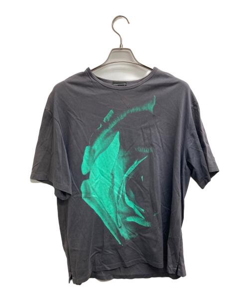 LAD MUSICIAN（ラッドミュージシャン）LAD MUSICIAN (ラッドミュージシャン) グラフィックプリントTシャツ グレー サイズ:42の古着・服飾アイテム