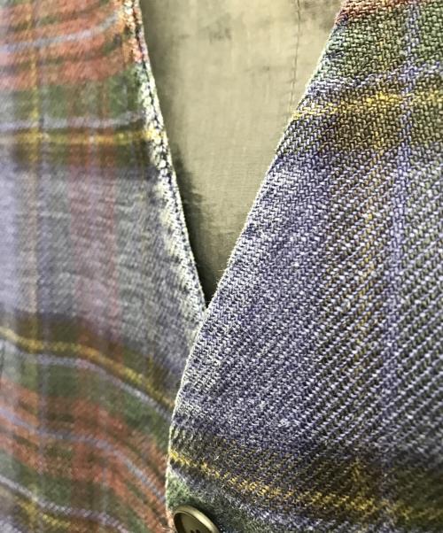 TAGLIATORE（タリアトーレ）TAGLIATORE (タリアトーレ) リネンベスト ネイビー サイズ:不明（実寸サイズをご確認ください）の古着・服飾アイテム