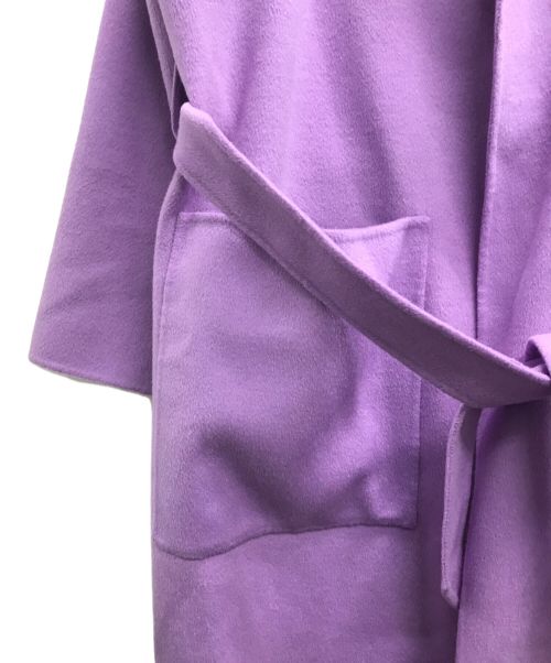 nanushka（ナヌーシュカ）nanushka (ナヌーシュカ) ウールシルクダブルフェイスコート パープル サイズ:XSの古着・服飾アイテム