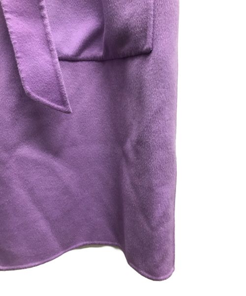 nanushka（ナヌーシュカ）nanushka (ナヌーシュカ) ウールシルクダブルフェイスコート パープル サイズ:XSの古着・服飾アイテム