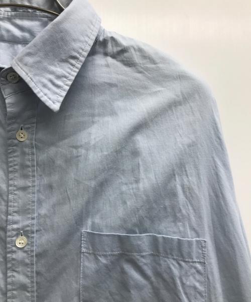 DRESSEDUNDRESSED（ドレスドアンドレスド）DRESSEDUNDRESSED (ドレスドアンドレスド) Logo Text Embroidered Oversized Shirt スカイブルー サイズ:不明（実寸サイズをご確認ください）の古着・服飾アイテム