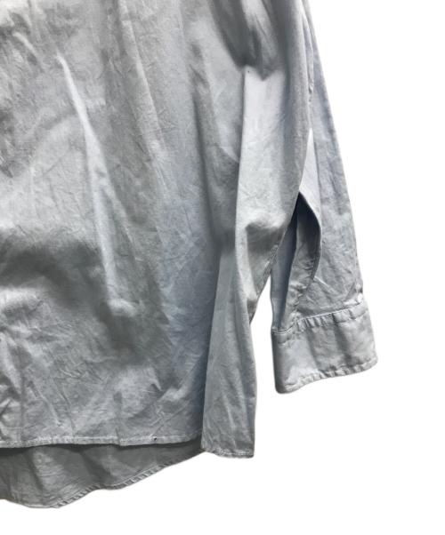 DRESSEDUNDRESSED（ドレスドアンドレスド）DRESSEDUNDRESSED (ドレスドアンドレスド) Logo Text Embroidered Oversized Shirt スカイブルー サイズ:不明（実寸サイズをご確認ください）の古着・服飾アイテム