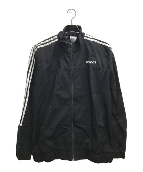 adidas（アディダス）adidas (アディダス) セットアップジャージ ブラック サイズ:2XLの古着・服飾アイテム