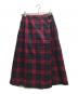 O'NEIL OF DUBLIN（オニールオブダブリン）の古着「ウールイージーロングチェックキルトスカート」｜レッド×ブルー
