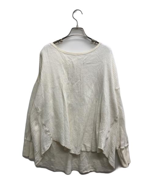 CHAOS（カオス）CHAOS (カオス) バックヘンリーネックプルオーバーカットソー ホワイト サイズ:Freeの古着・服飾アイテム