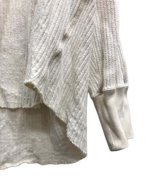 CHAOS（カオス）CHAOS (カオス) バックヘンリーネックプルオーバーカットソー ホワイト サイズ:Freeの古着・服飾アイテム