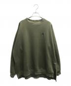 FRED PERRYフレッドペリー）の古着「ロゴスウェット」｜カーキ