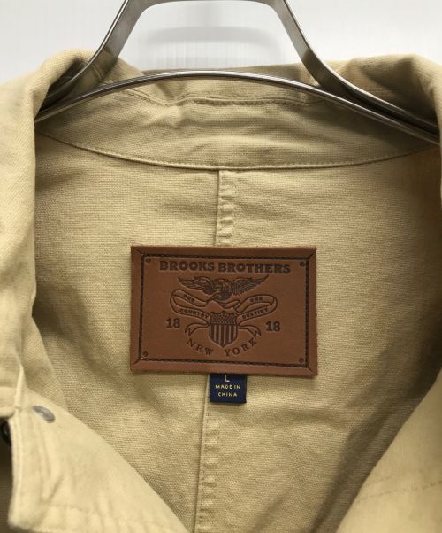 BROOKS BROTHERS（ブルックスブラザーズ）BROOKS BROTHERS (ブルックスブラザーズ) ストレッチコットン チョアジャケット ベージュ サイズ:Lの古着・服飾アイテム