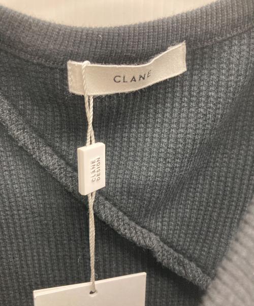 CLANE（クラネ）CLANE (クラネ) LAYERED LONG TOPS ブラック サイズ:2 未使用品の古着・服飾アイテム