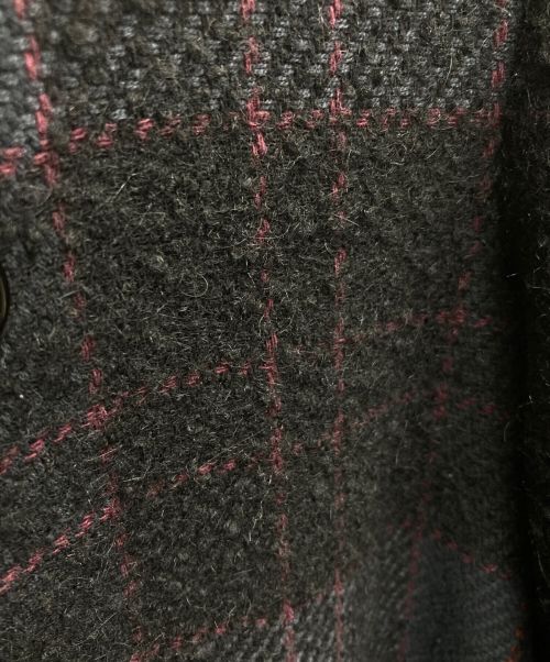 Belvest（ベルヴェスト）Belvest (ベルヴェスト) ダブルブレステッドコート ブラック×ネイビー サイズ:44の古着・服飾アイテム