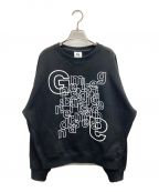 gadid anoniemガディッド アノニム）の古着「REGLAプリントスウェット」｜ブラック