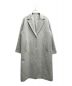 MICHEL KLEIN（ミッシェルクラン）の古着「ウールモッサ ロングチェスターコート」｜グレー