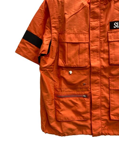 SUPPLIER（サプライヤー）SUPPLIER (サプライヤー) CARGO POCKET SHIRT オレンジ サイズ:Sの古着・服飾アイテム