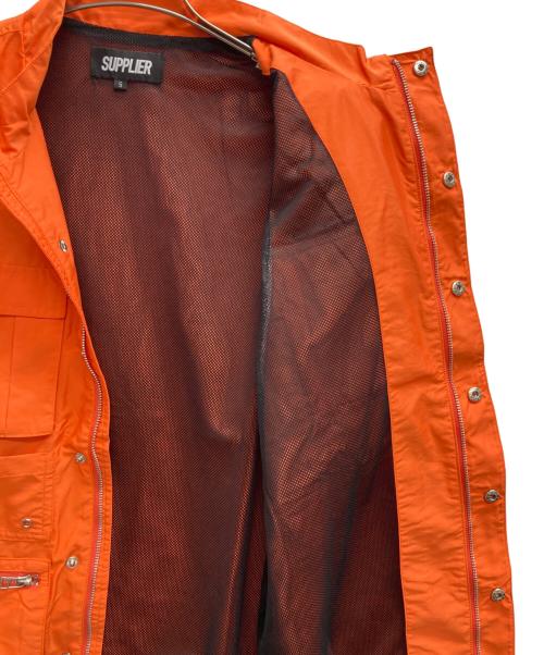 SUPPLIER（サプライヤー）SUPPLIER (サプライヤー) CARGO POCKET SHIRT オレンジ サイズ:Sの古着・服飾アイテム