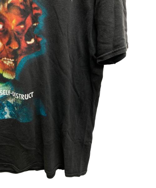 METALLICA（メタリカ）METALLICA (メタリカ) world wired TEE ブラック サイズ:XLの古着・服飾アイテム