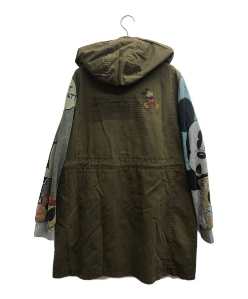 Desigual（デシグアル）Desigual (デシグアル) ドッキングコート カーキ サイズ:Mの古着・服飾アイテム