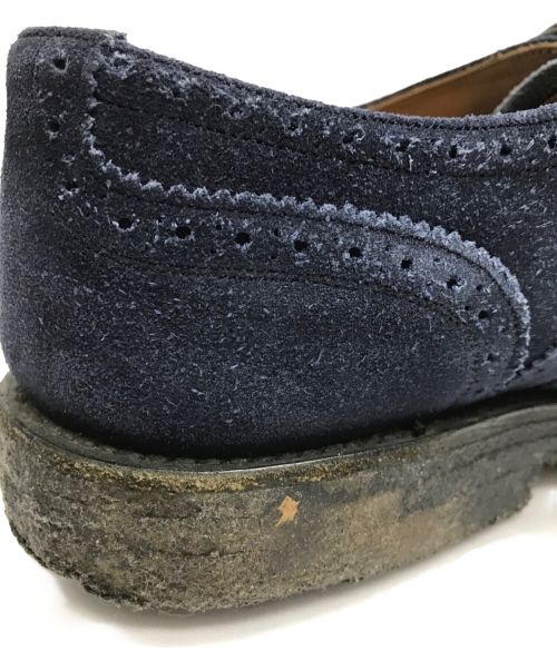 Tricker's（トリッカーズ）Tricker's (トリッカーズ) Needles (ニードルズ) ウィングチップシューズ ネイビー サイズ:7 1/2の古着・服飾アイテム