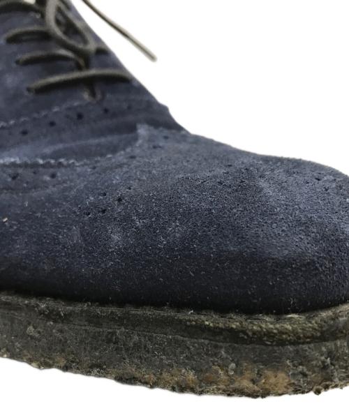 Tricker's（トリッカーズ）Tricker's (トリッカーズ) Needles (ニードルズ) ウィングチップシューズ ネイビー サイズ:7 1/2の古着・服飾アイテム