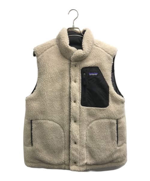 Patagonia（パタゴニア）Patagonia (パタゴニア) Reversible Bivy Down Vest(リバーシブルビビーダウンベスト) グレー サイズ:Mの古着・服飾アイテム