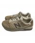 NEW BALANCE (ニューバランス) ローカットスニーカー ベージュ サイズ:23cm：3980円