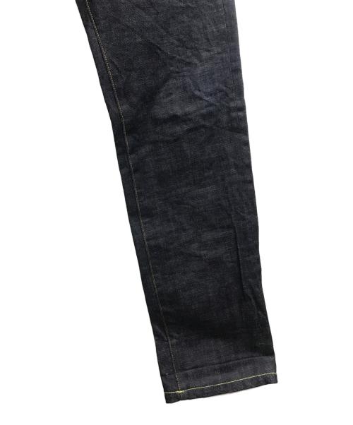 son of the cheese（（サノバチーズ））SON OF THE CHEESE (（サノバチーズ）) 5 pockets ZIP pant ストレッチスリムパンツ(5ポケットジップパンツストレッチスリムパンツ) インディゴ サイズ:Sの古着・服飾アイテム