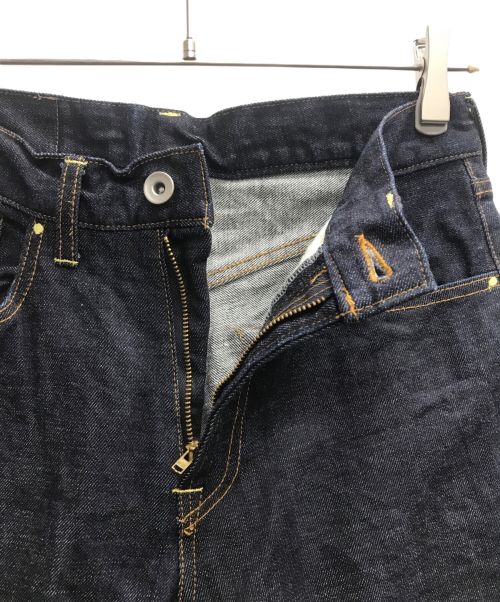 son of the cheese（（サノバチーズ））SON OF THE CHEESE (（サノバチーズ）) 5 pockets ZIP pant ストレッチスリムパンツ(5ポケットジップパンツストレッチスリムパンツ) インディゴ サイズ:Sの古着・服飾アイテム