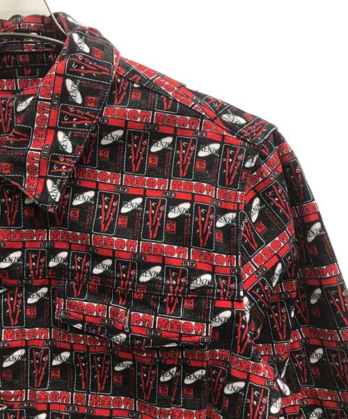 KENZO（ケンゾー）KENZO (ケンゾー) RICE JACKET 黄金の竹 レッド サイズ:Lの古着・服飾アイテム