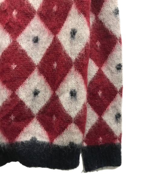 Needles（ニードルズ）Needles (ニードルズ) Mohair Cardigan レッド サイズ:Mの古着・服飾アイテム