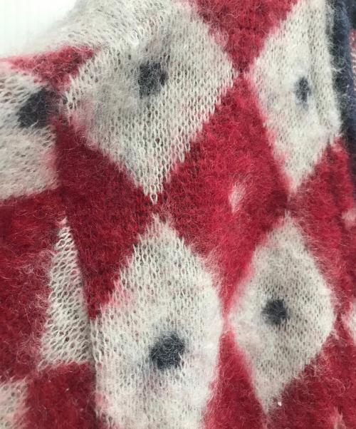 Needles（ニードルズ）Needles (ニードルズ) Mohair Cardigan レッド サイズ:Mの古着・服飾アイテム