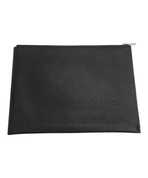 Saint Laurent Paris（サンローランパリ）Saint Laurent Paris (サンローランパリ) クラッチバッグ ブラックの古着・服飾アイテム