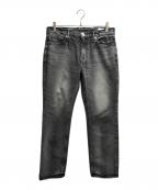 upper hightsアッパーハイツ）の古着「THE LIPSTICK ストレートデニムパンツ」｜グレー