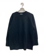 theoryセオリー）の古着「カシミヤブレンドオーバーニット」｜ブラック