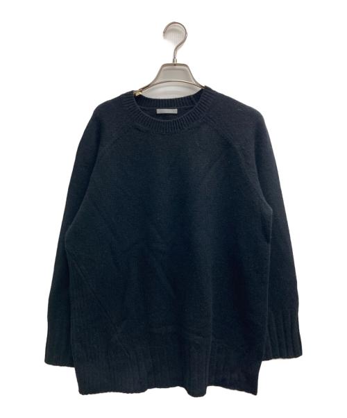 theory（セオリー）theory (セオリー) カシミヤブレンドオーバーニット ブラック サイズ:38の古着・服飾アイテム