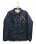 A BATHING APE（アベイシングエイプ）の古着「裏ボアコーチジャケット」｜ネイビー