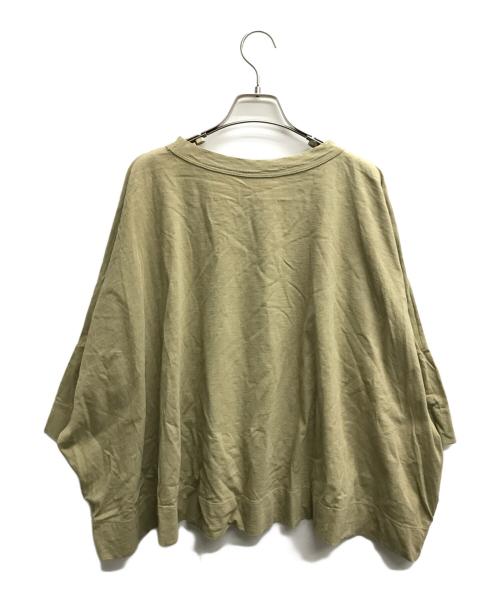 45R（フォーティファイブ・アール）45R (フォーティファイブ・アール) ビッグシルエットカットソー ベージュの古着・服飾アイテム