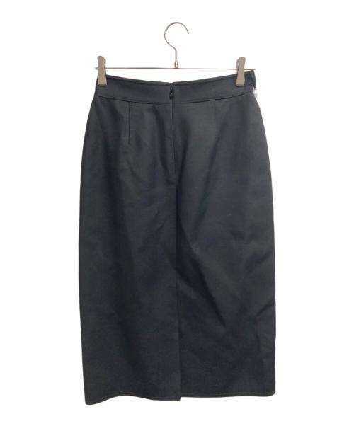 VALENTINO（ヴァレンティノ）VALENTINO (ヴァレンティノ) クラシック ストレート スカート ブラック サイズ:40の古着・服飾アイテム