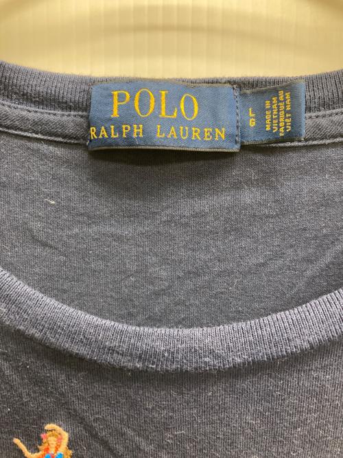 POLO RALPH LAUREN（ポロ・ラルフローレン）POLO RALPH LAUREN (ポロ・ラルフローレン) ALOHA TEE ネイビー サイズ:Lの古着・服飾アイテム