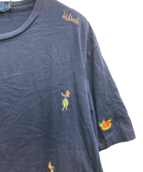POLO RALPH LAUREN（ポロ・ラルフローレン）POLO RALPH LAUREN (ポロ・ラルフローレン) ALOHA TEE ネイビー サイズ:Lの古着・服飾アイテム