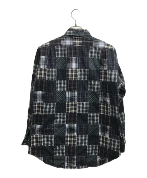 POLO RALPH LAUREN（ポロ・ラルフローレン）POLO RALPH LAUREN (ポロ・ラルフローレン) REGENT PatchWork Shirts ネイビー サイズ:Lの古着・服飾アイテム