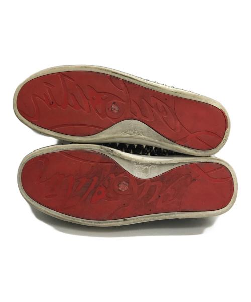 Christian Louboutin（クリスチャン・ルブタン）Christian Louboutin (クリスチャン・ルブタン) スタッズスリッポン ブラック サイズ:不明（実寸サイズをご確認ください）の古着・服飾アイテム