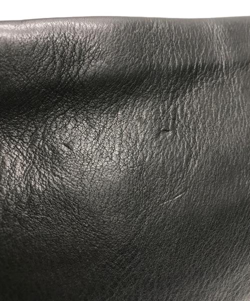SLOW（スロウ）SLOW (スロウ) レザーショルダーバッグ ブラックの古着・服飾アイテム